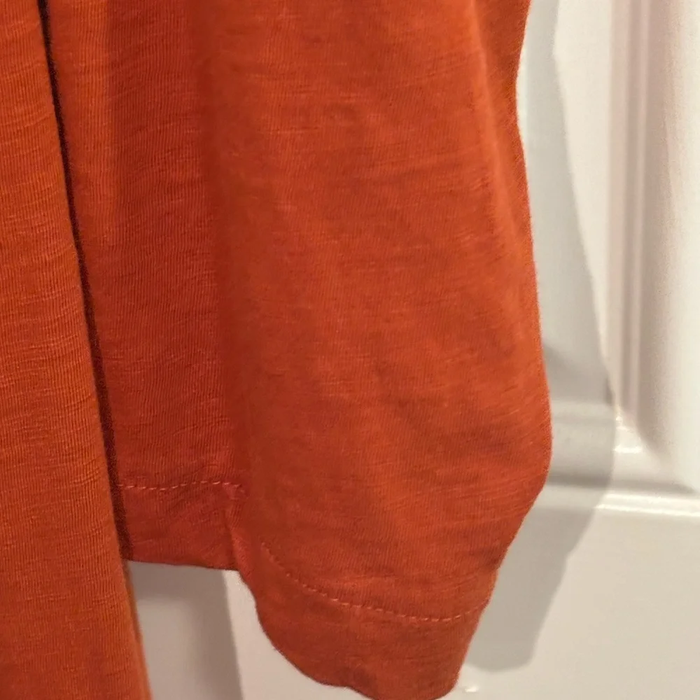 J. Jill Orange Long Sleeve Scoop Neck‎ Dress - Picture 4 of 9